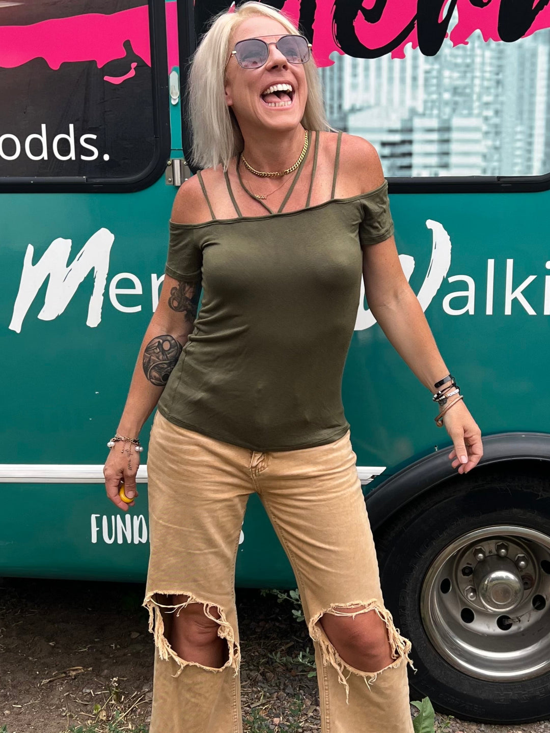 Joplin Top in Olive