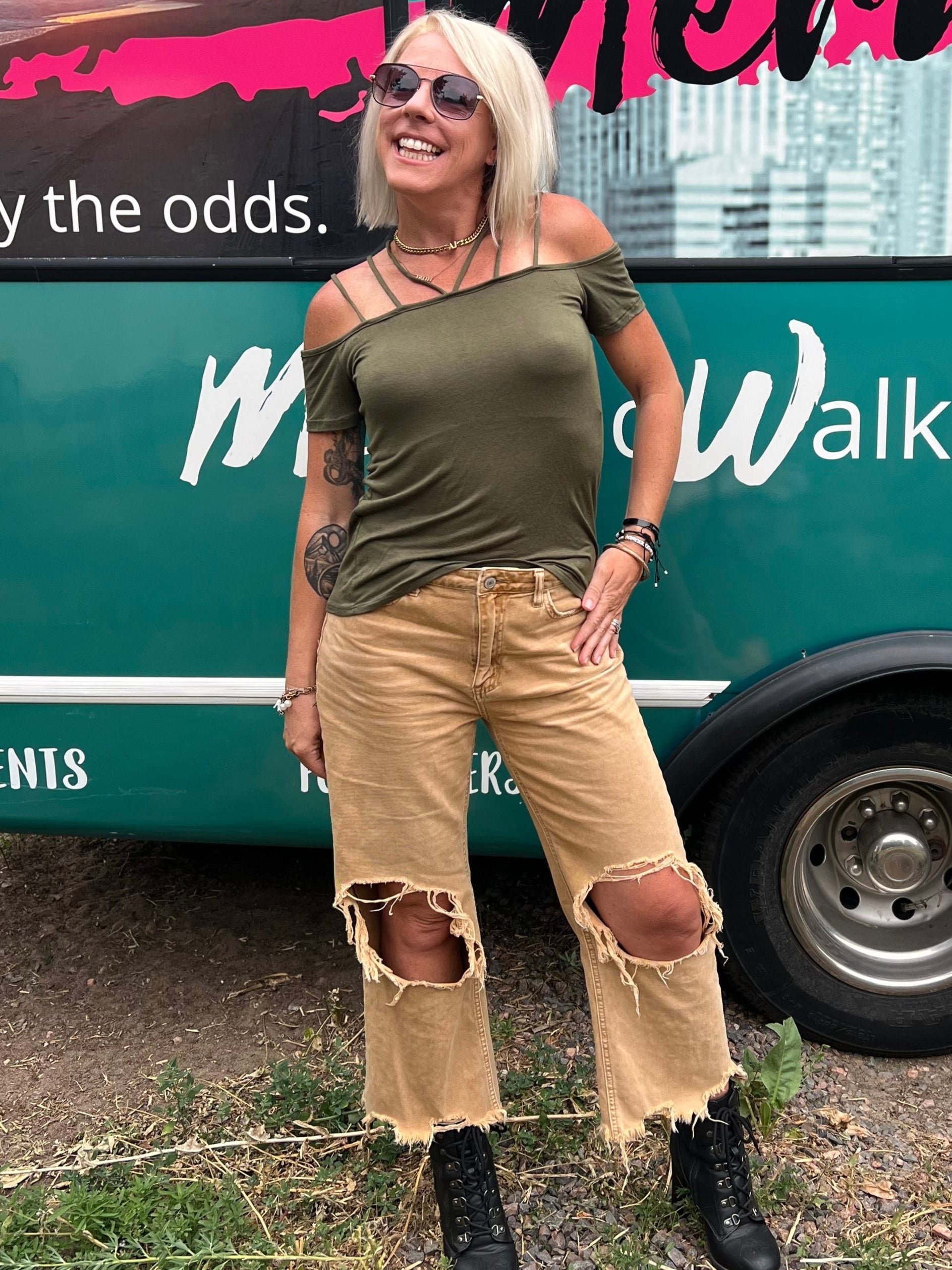 Joplin Top in Olive