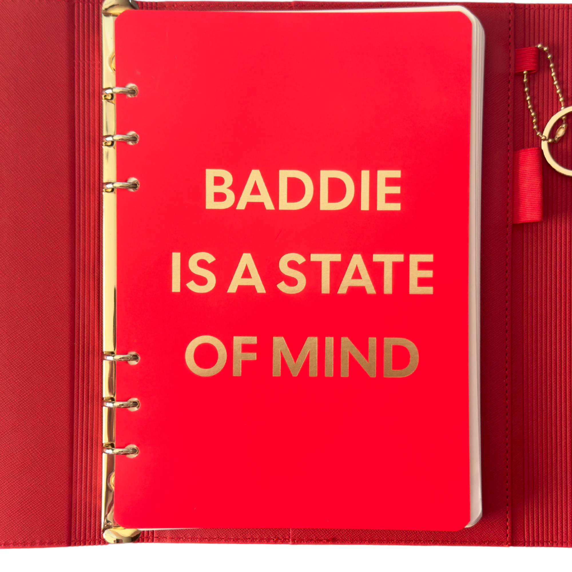 Baddie is A State Of Mind Vegan Leather Journal Folio