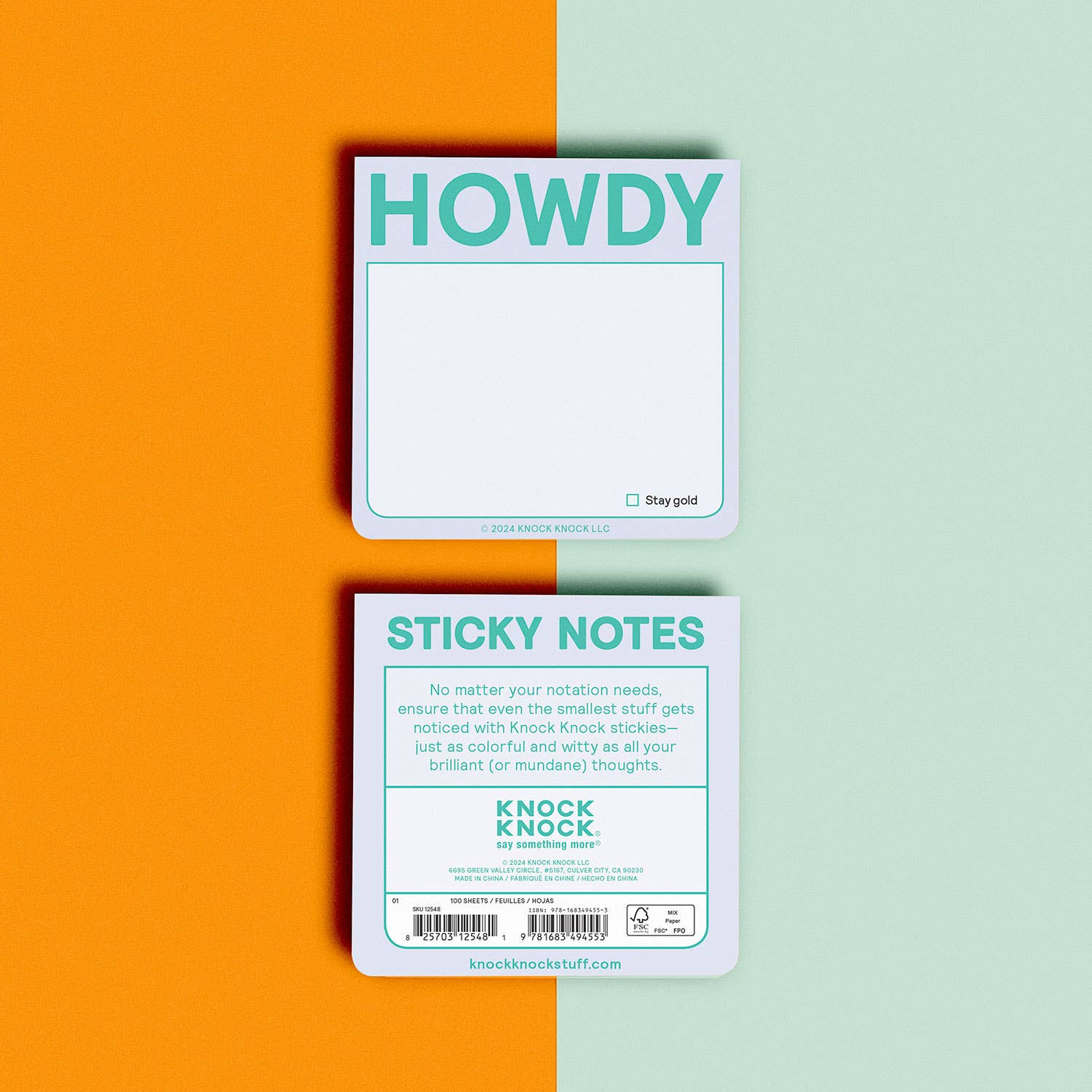 Howdy Sticky Note