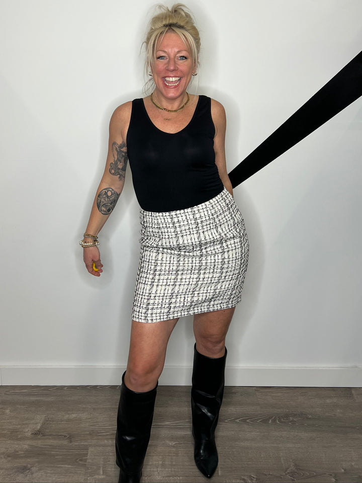 Dion Premium Tweed Skirt