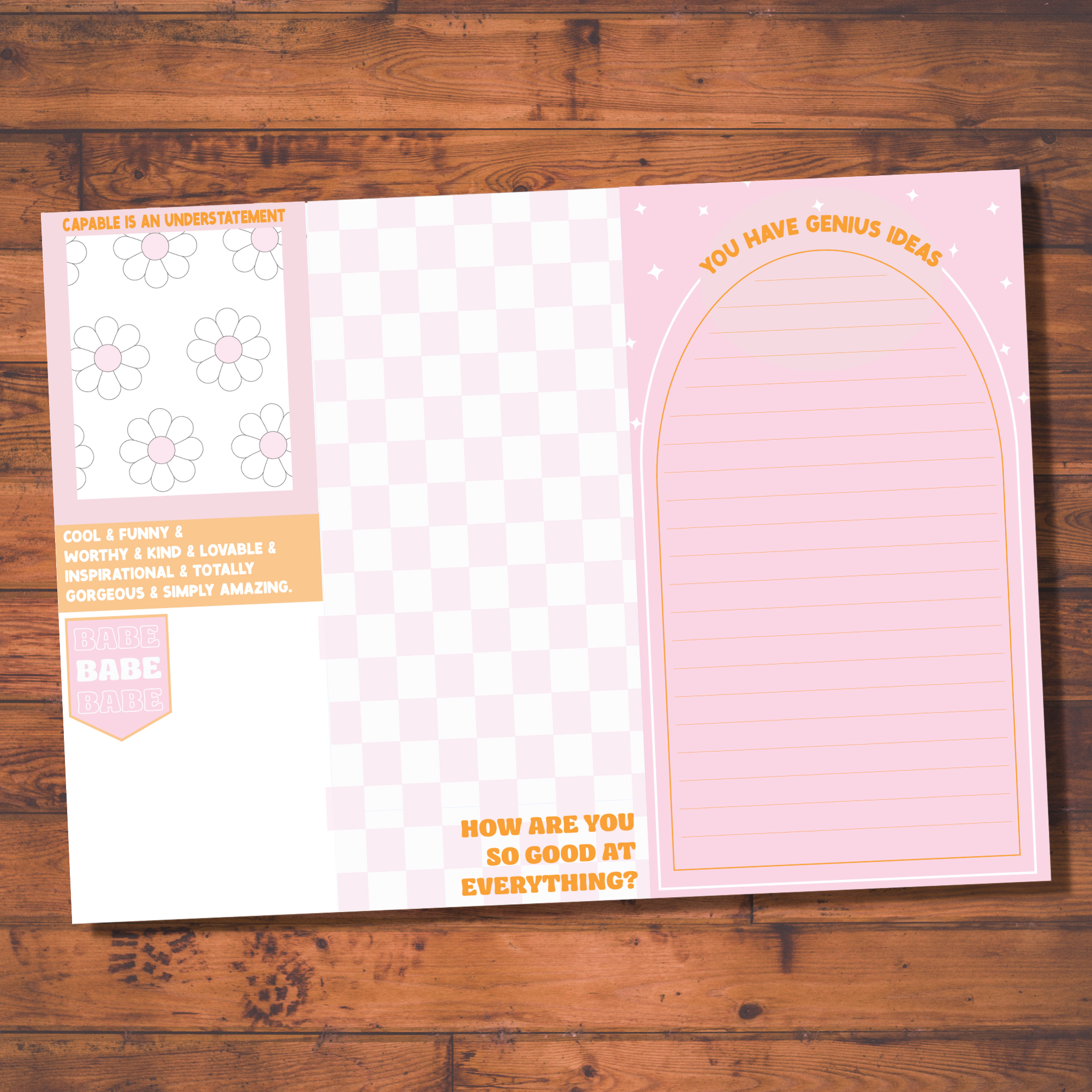 Complimentary Notepad (sweet, friendship, gift)