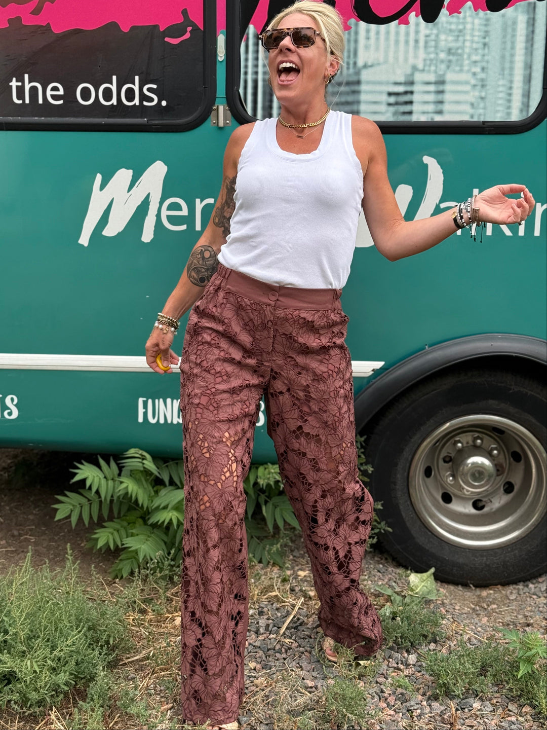 Quinn Pants in Brown