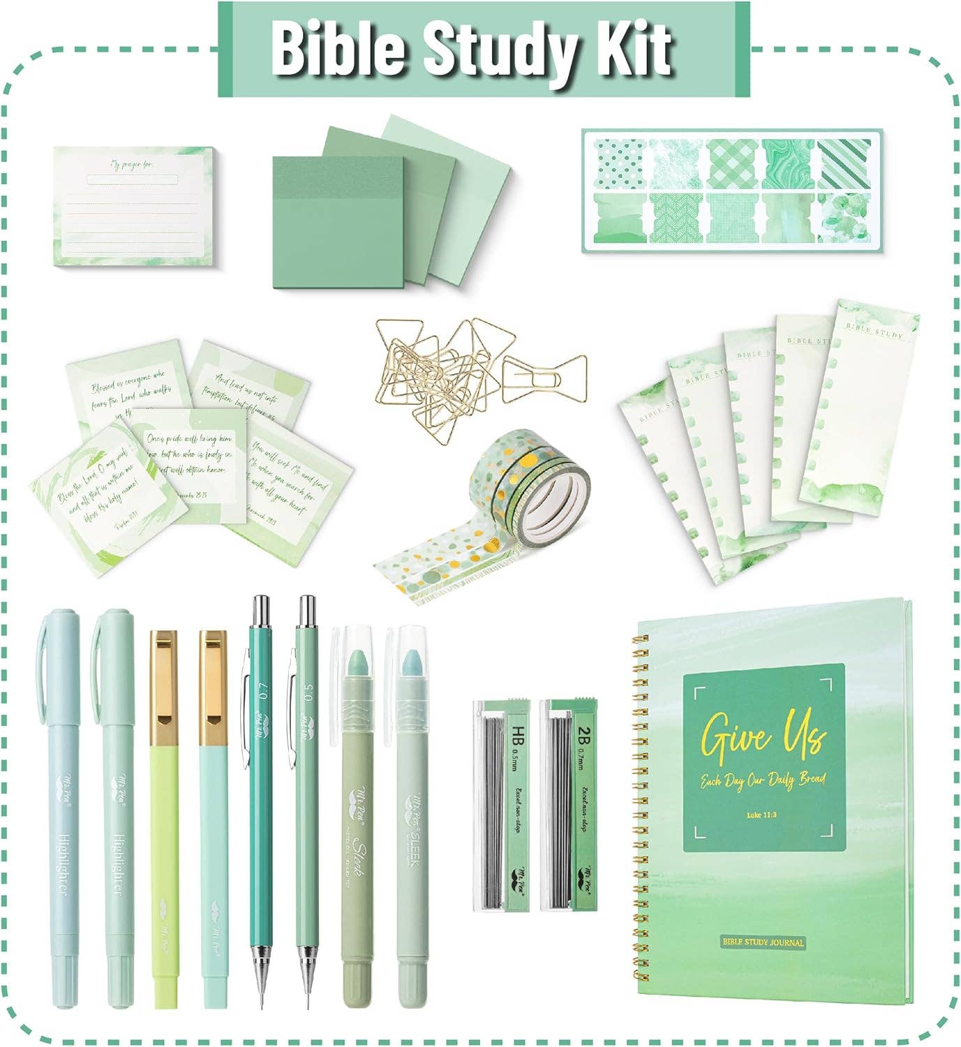 Lake Green Bible Journaling Kit