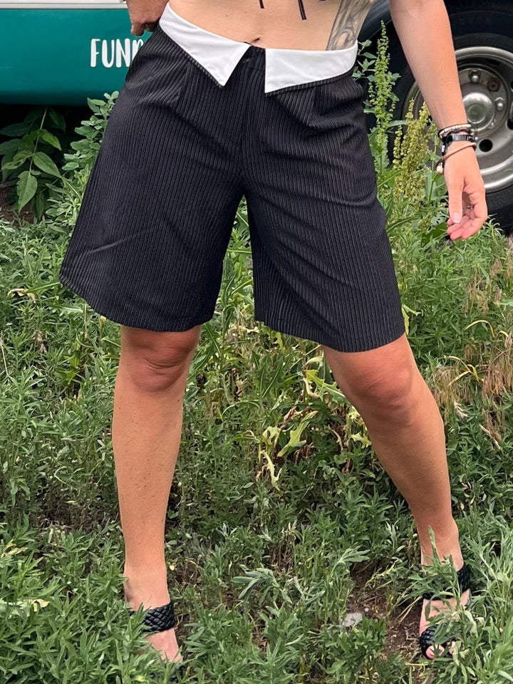 Piper Pinstripe Shorts