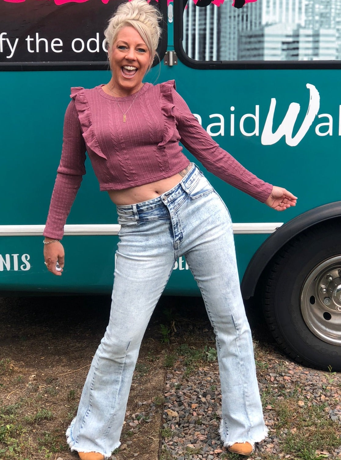 Avril Ruffle Top